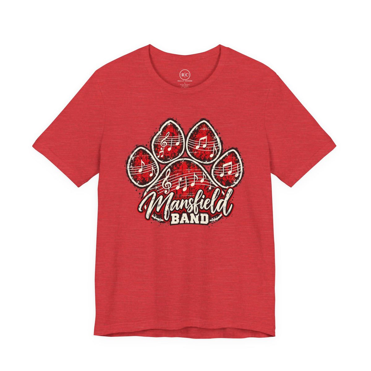 Mansfield Fans - Paw Pride Mansfield Band | Premium Everyday Tee