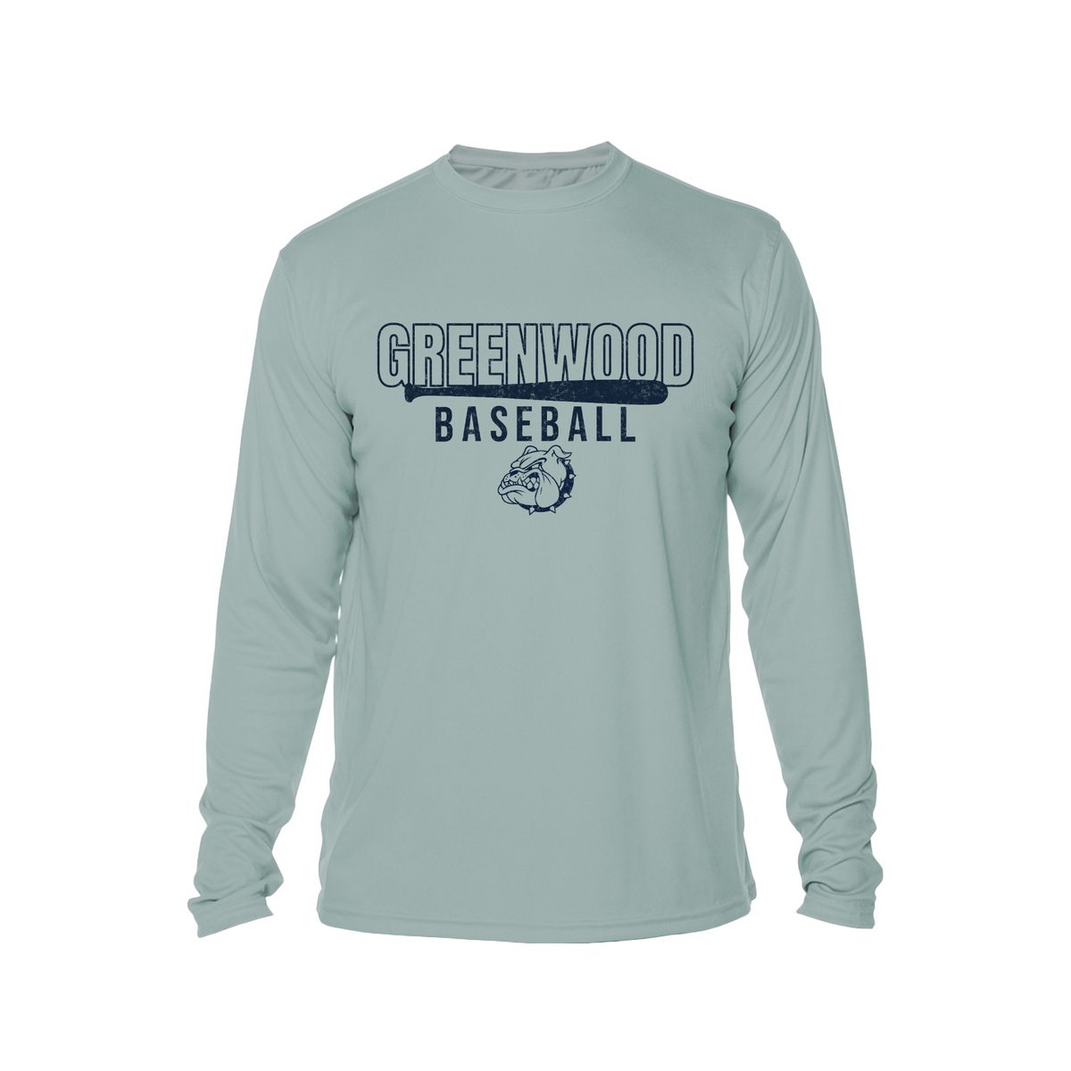 GWD Baseball | Bat Outline - Solar Wicking Long Sleeve