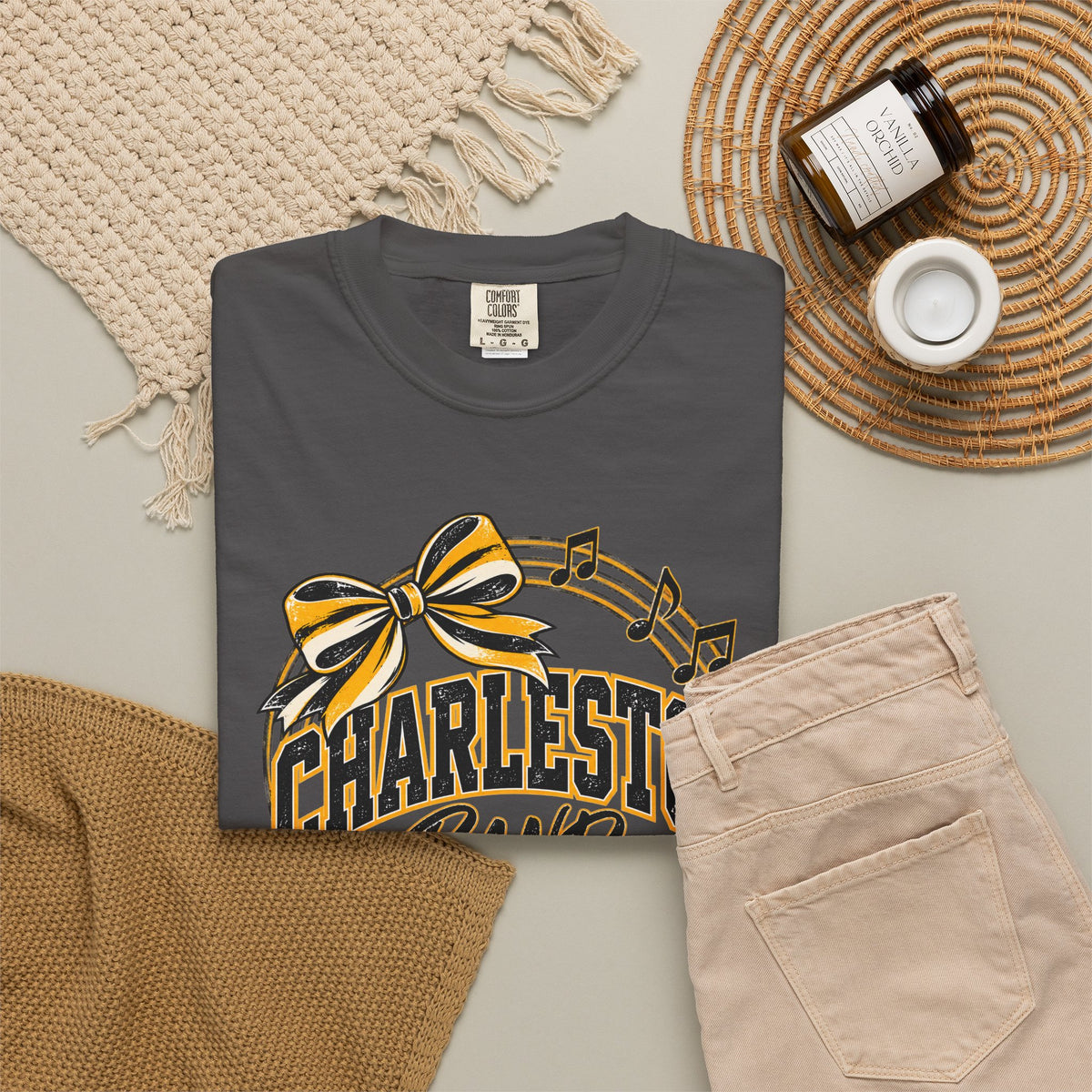 Charleston Fans - In Circles | Comfort Colors Tee