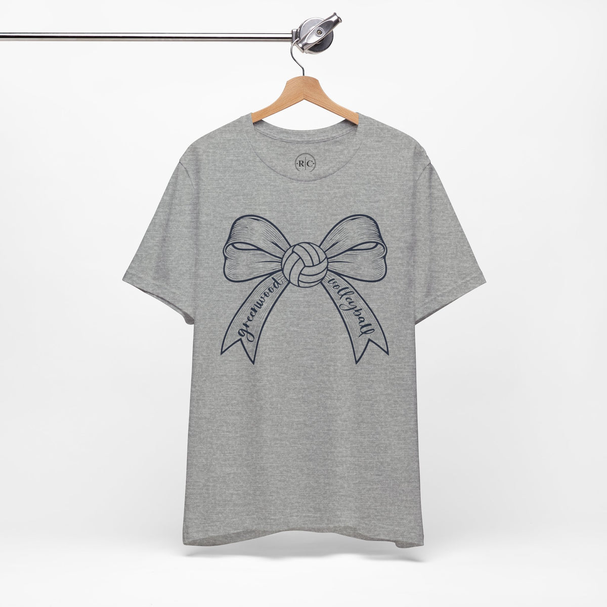 Greenwood Volleyball | Game Day Bow - Premium Everyday Tee