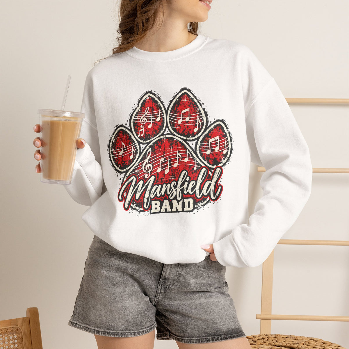 Mansfield Fans - Paw Pride Band | Heavy Blend Sweatshirt