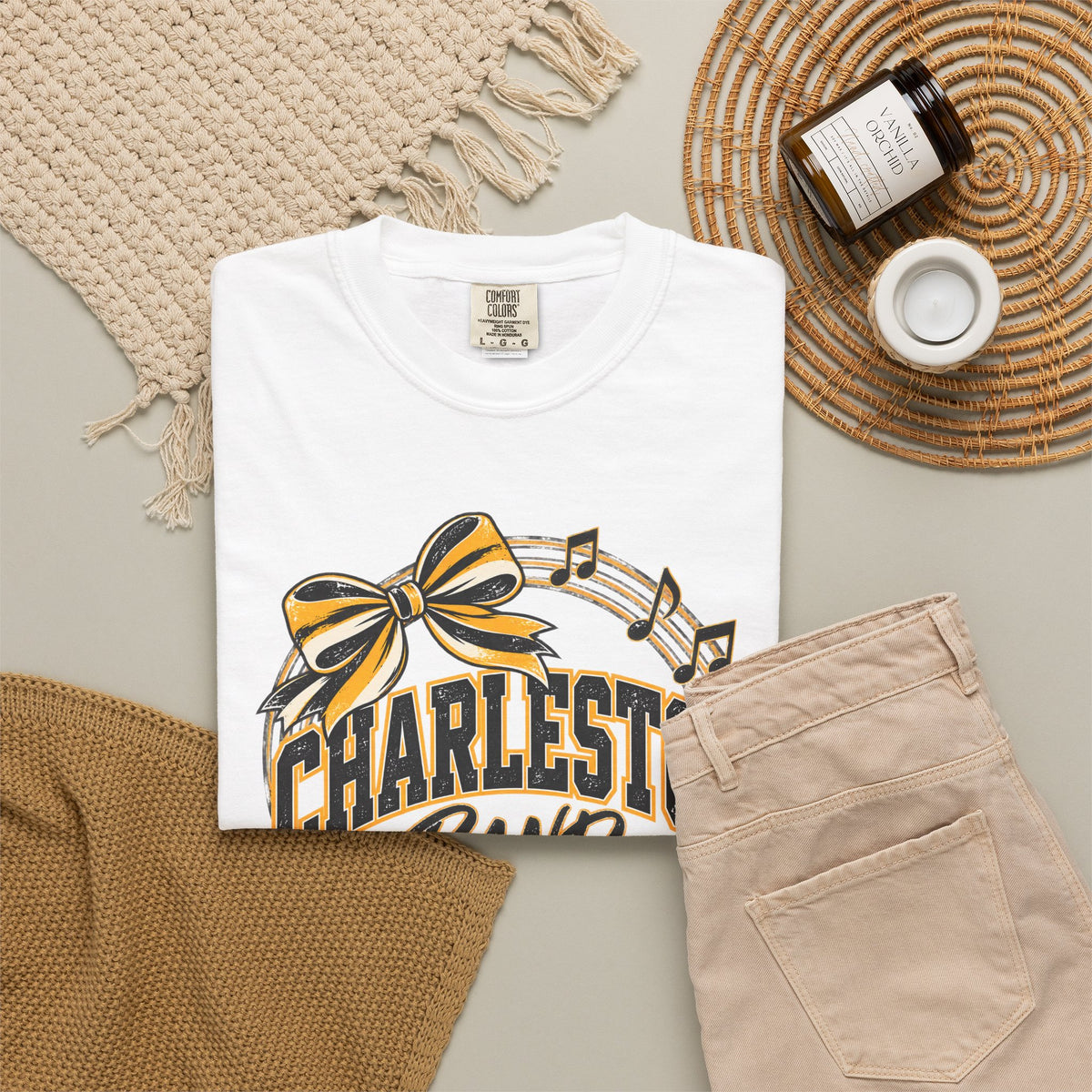 Charleston Fans - In Circles | Comfort Colors Tee