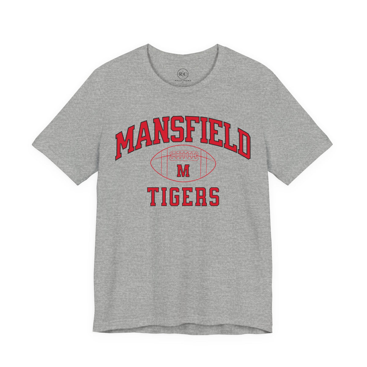 Mansfield Tigers Football - Football Outline | Premium Everyday Tee