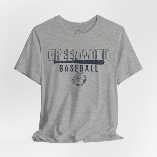 Greenwood Baseball - Bat Outline | Premium Everyday Tee