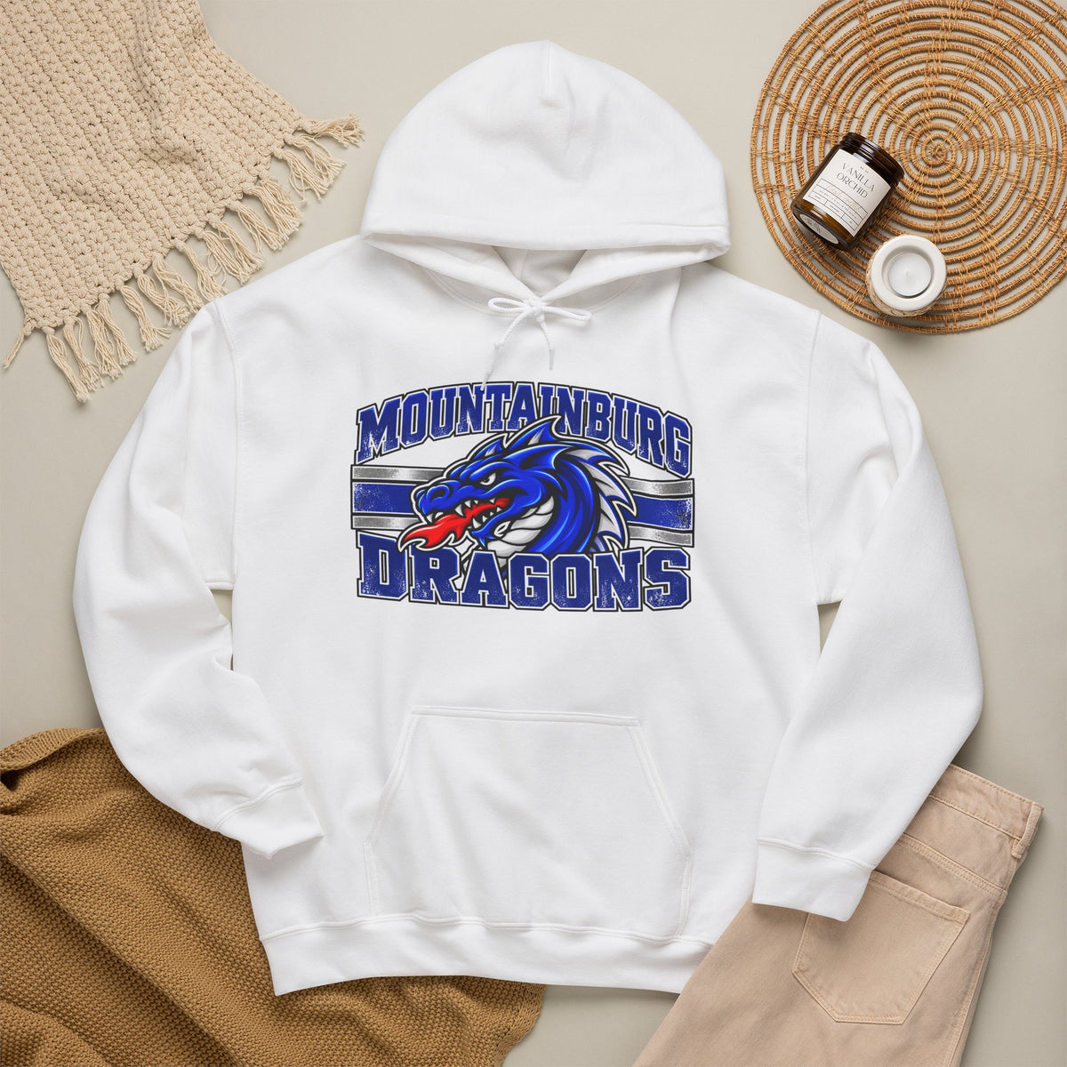 Mountainburg Fans - Fire & Fury | Heavy Blend™ Hoodie
