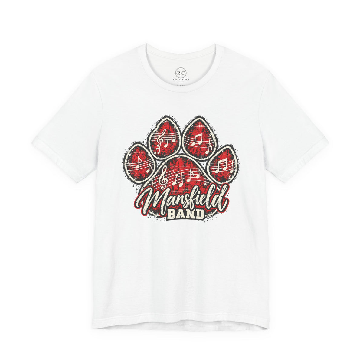 Mansfield Fans - Paw Pride Mansfield Band | Premium Everyday Tee