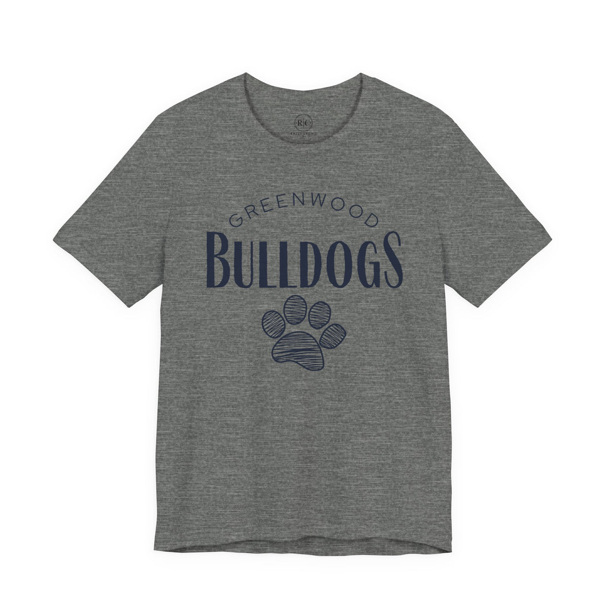 Greenwood Bulldogs | Sketch Paw - Premium Everyday Tee