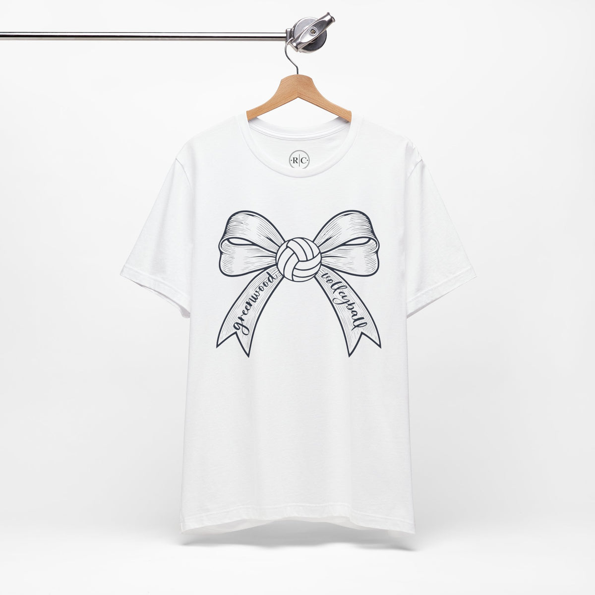Greenwood Volleyball | Game Day Bow - Premium Everyday Tee