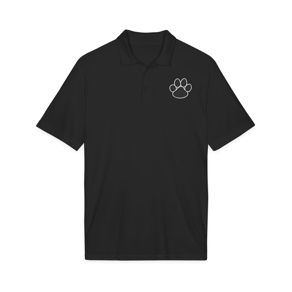 Charleston Fans - Embroidered Paw Polo Shirt