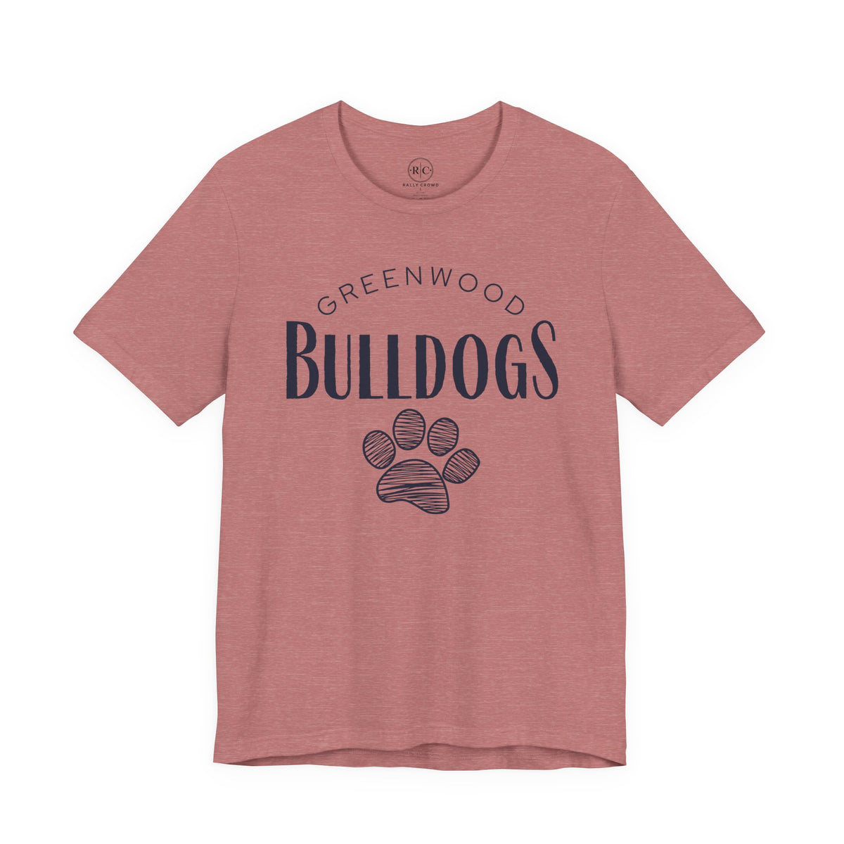 Greenwood Bulldogs | Sketch Paw - Premium Everyday Tee