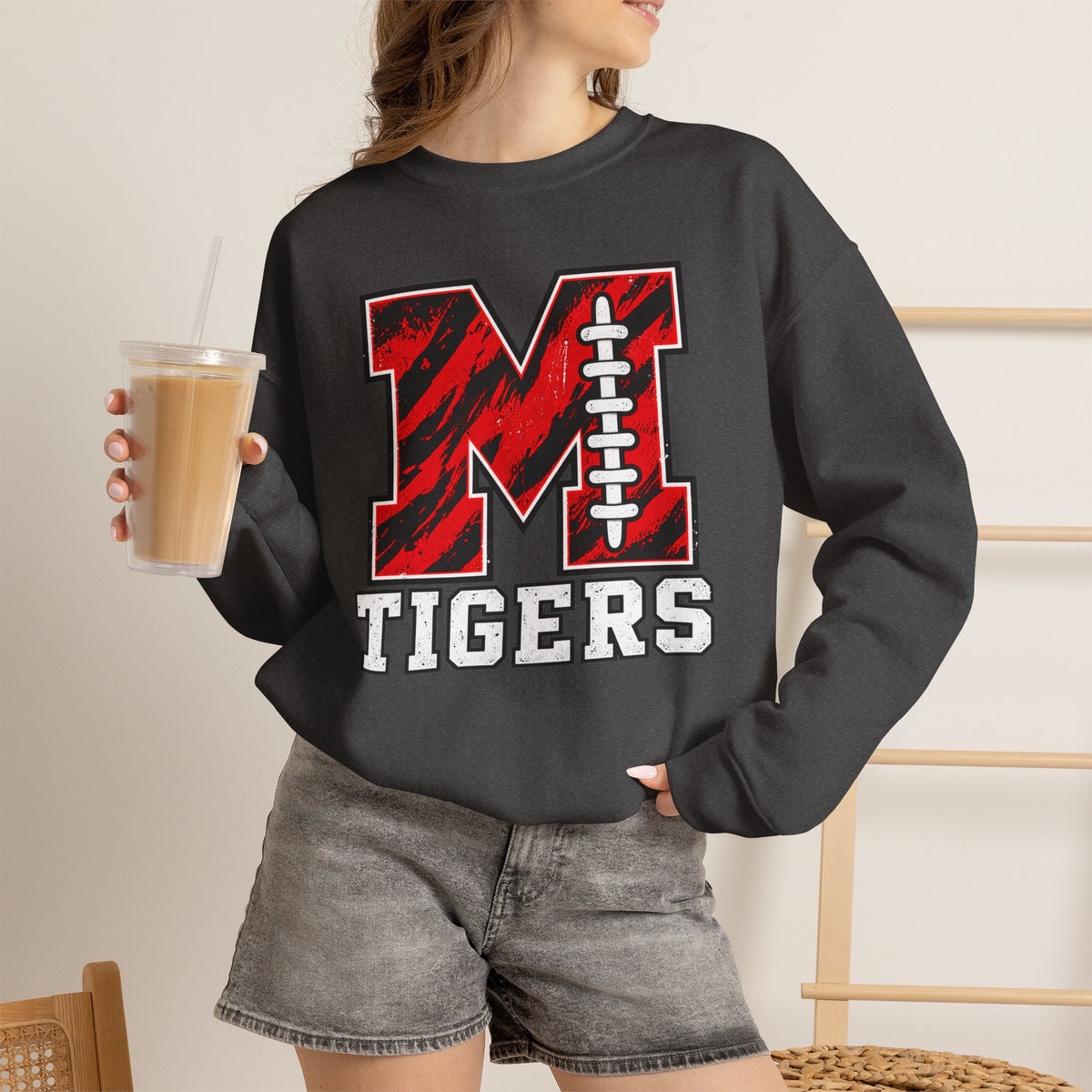 Mansfield Fans - The Tiger Laces | Heavy Blend Sweatshirt