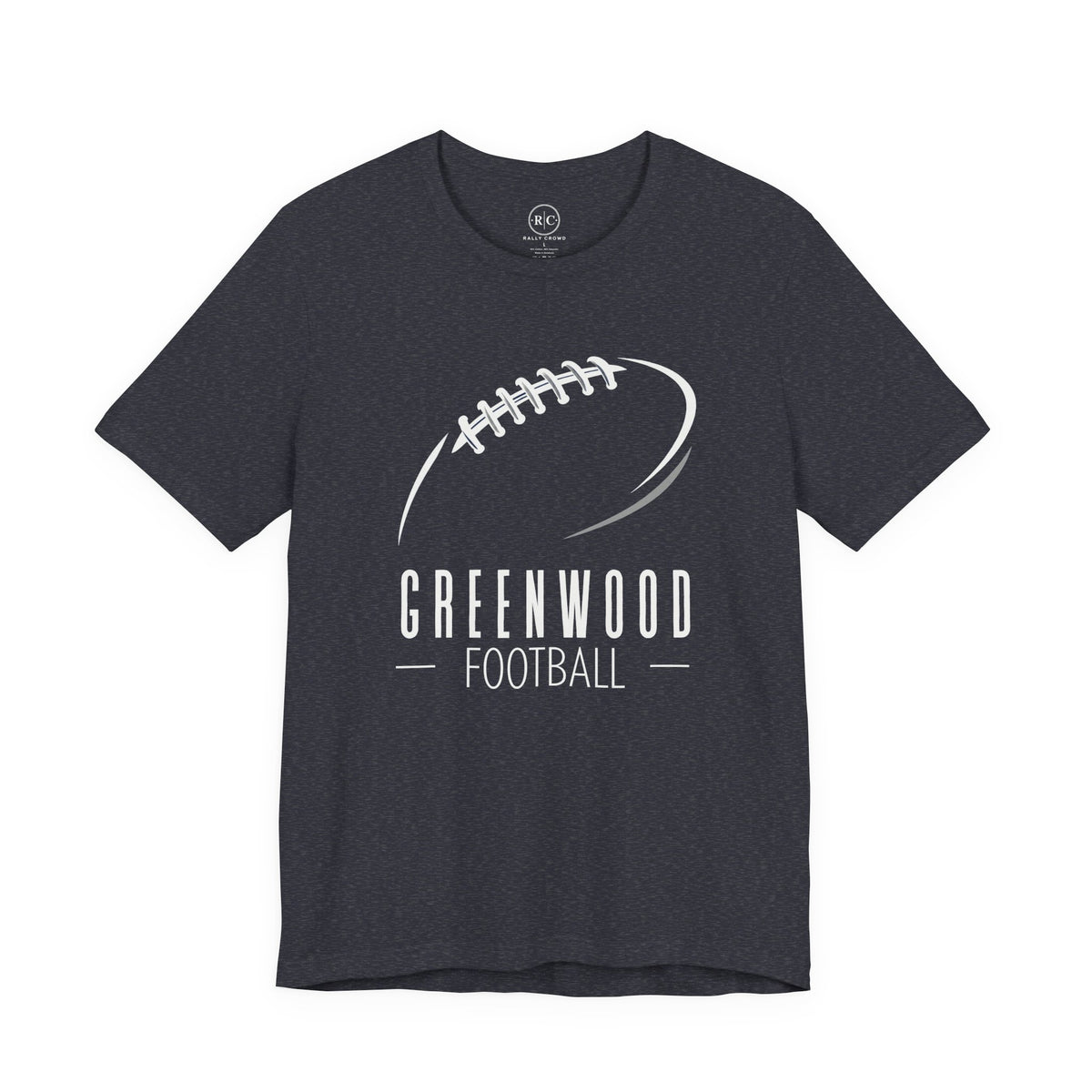 Greenwood Football - Football Outline | Premium Everyday Tee