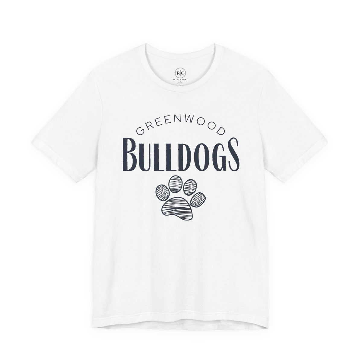 Greenwood Bulldogs | Sketch Paw - Premium Everyday Tee