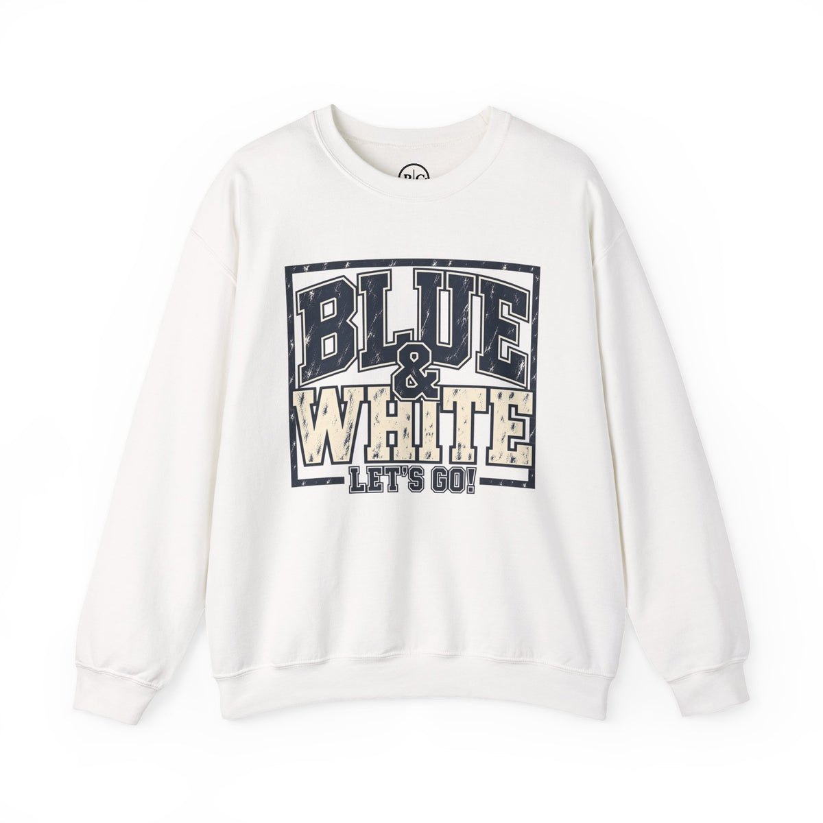 Greenwood Fans | Blue & White | Heavy Blend Sweatshirt