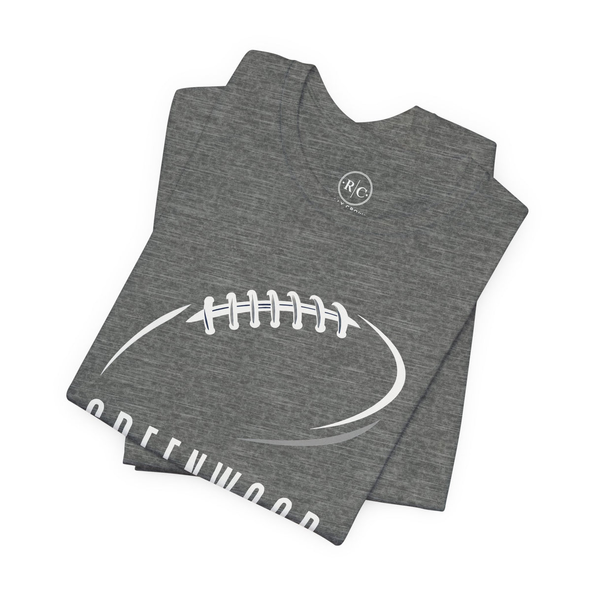 Greenwood Football - Football Outline | Premium Everyday Tee