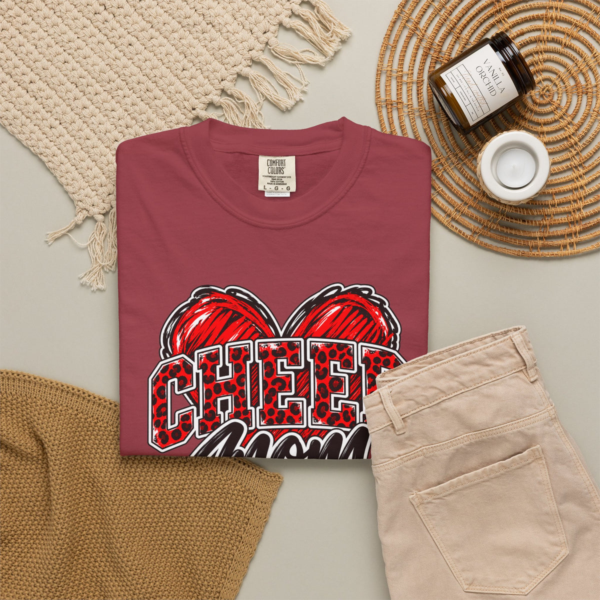 Mansfield Fans - Cheer Wild Heart | Comfort Colors