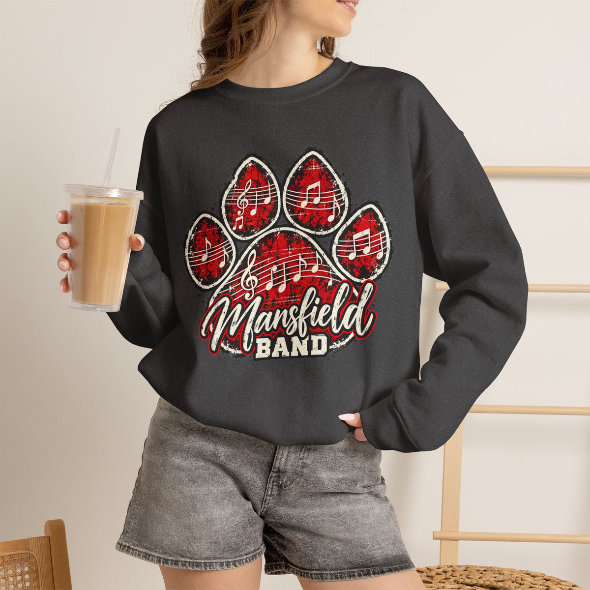 Mansfield Fans - Paw Pride Band | Heavy Blend Sweatshirt