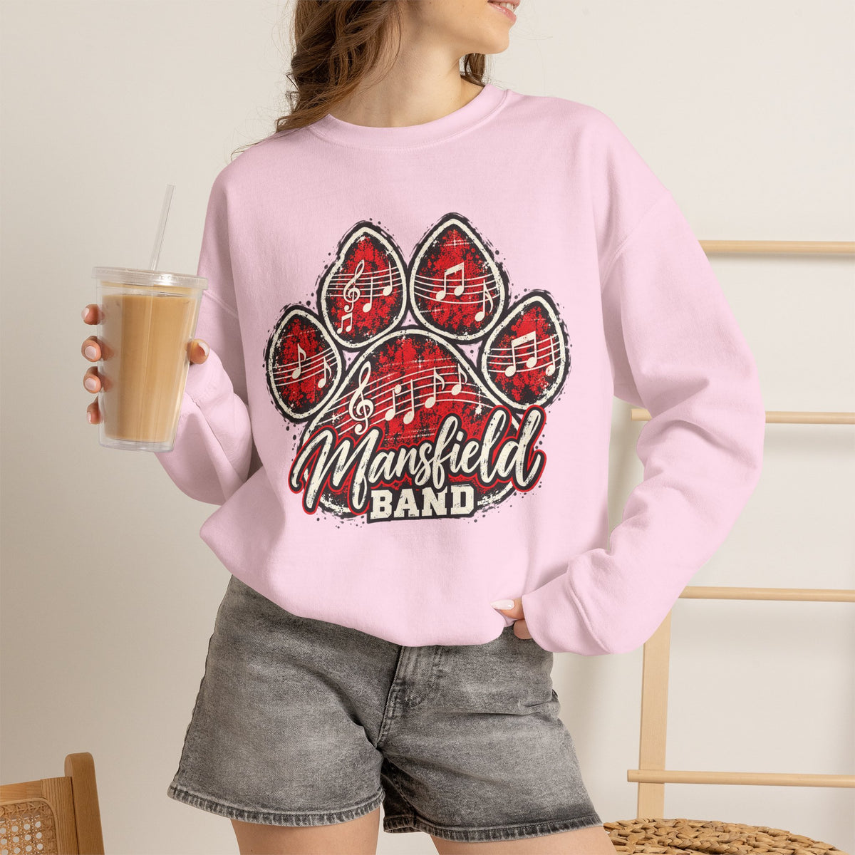 Mansfield Fans - Paw Pride Band | Heavy Blend Sweatshirt