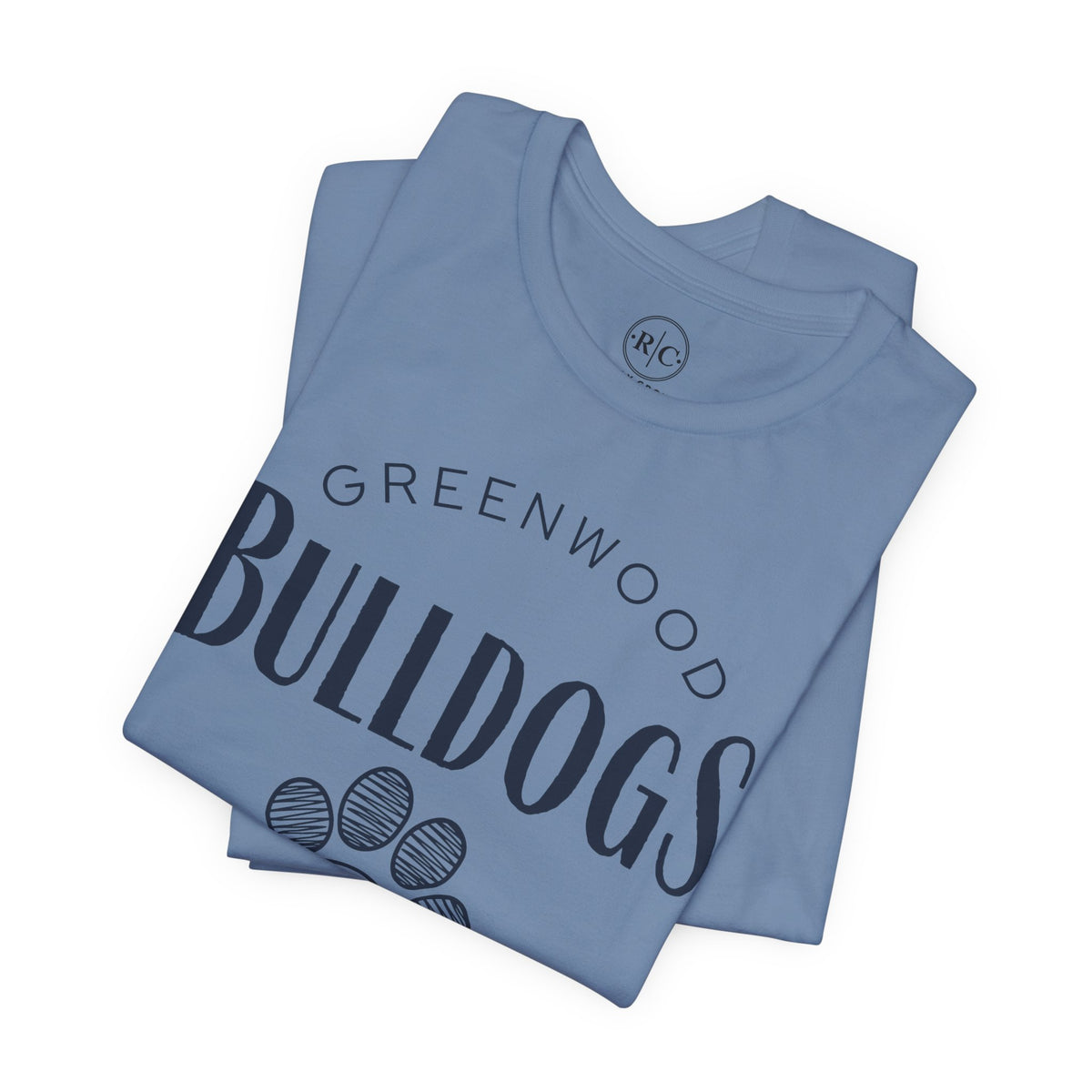 Greenwood Bulldogs | Sketch Paw - Premium Everyday Tee