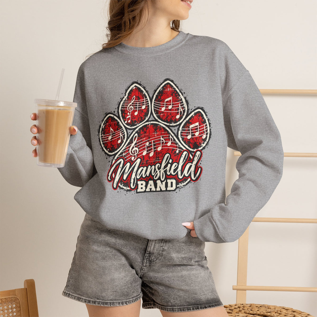 Mansfield Fans - Paw Pride Band | Heavy Blend Sweatshirt