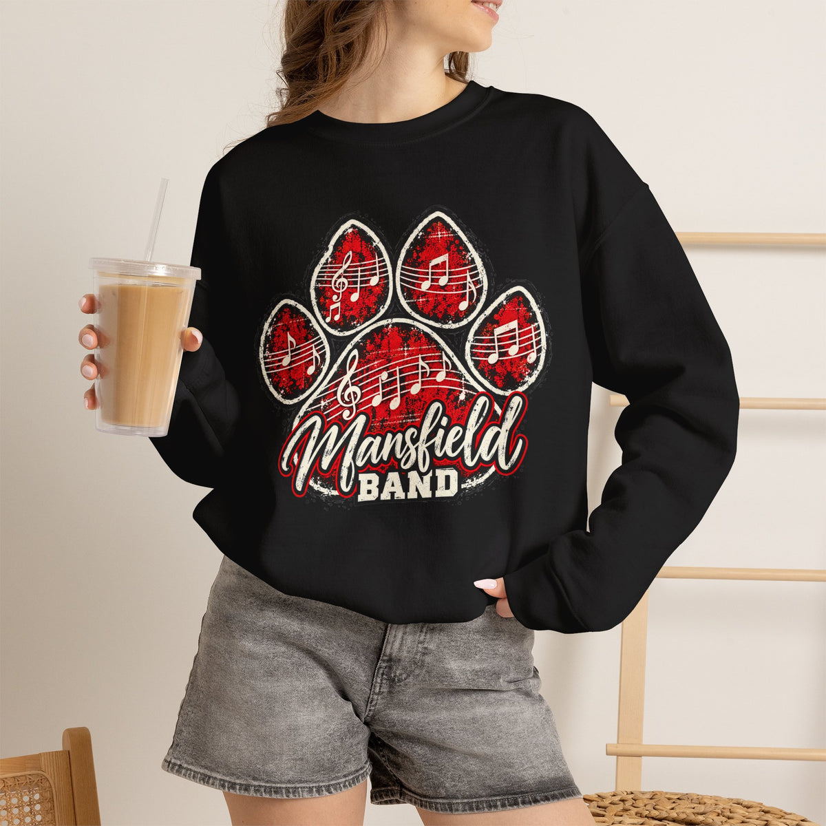 Mansfield Fans - Paw Pride Band | Heavy Blend Sweatshirt