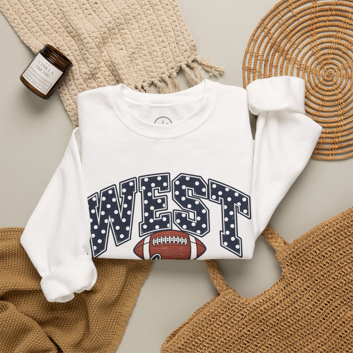Bentonville West | Friday Night Dots | Heavy Blend Sweatshirt