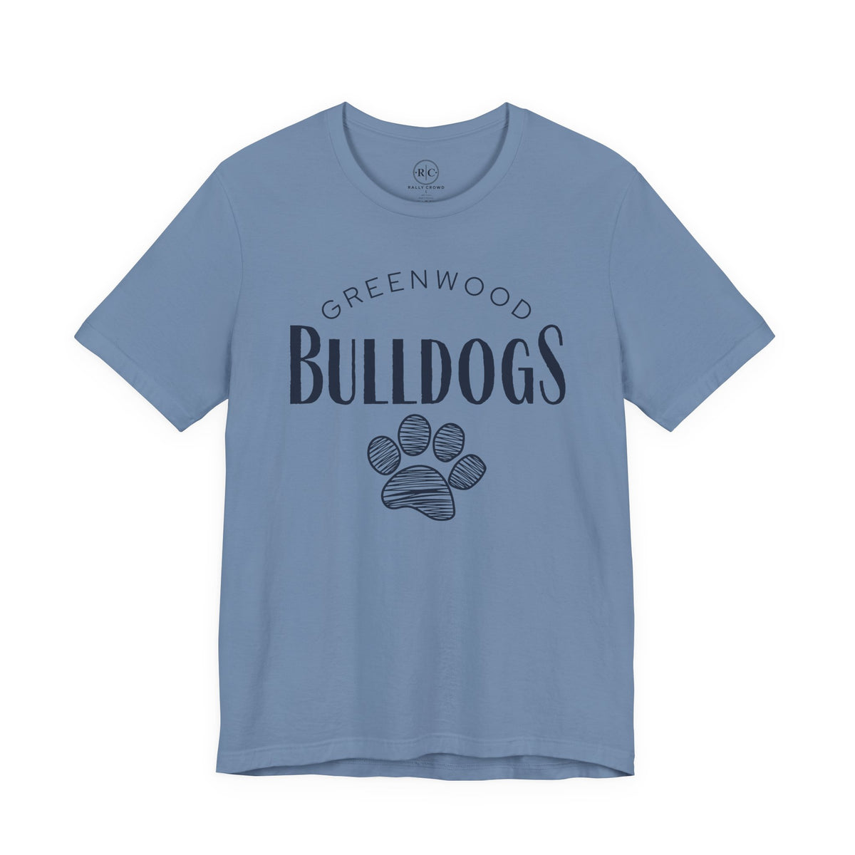 Greenwood Bulldogs | Sketch Paw - Premium Everyday Tee