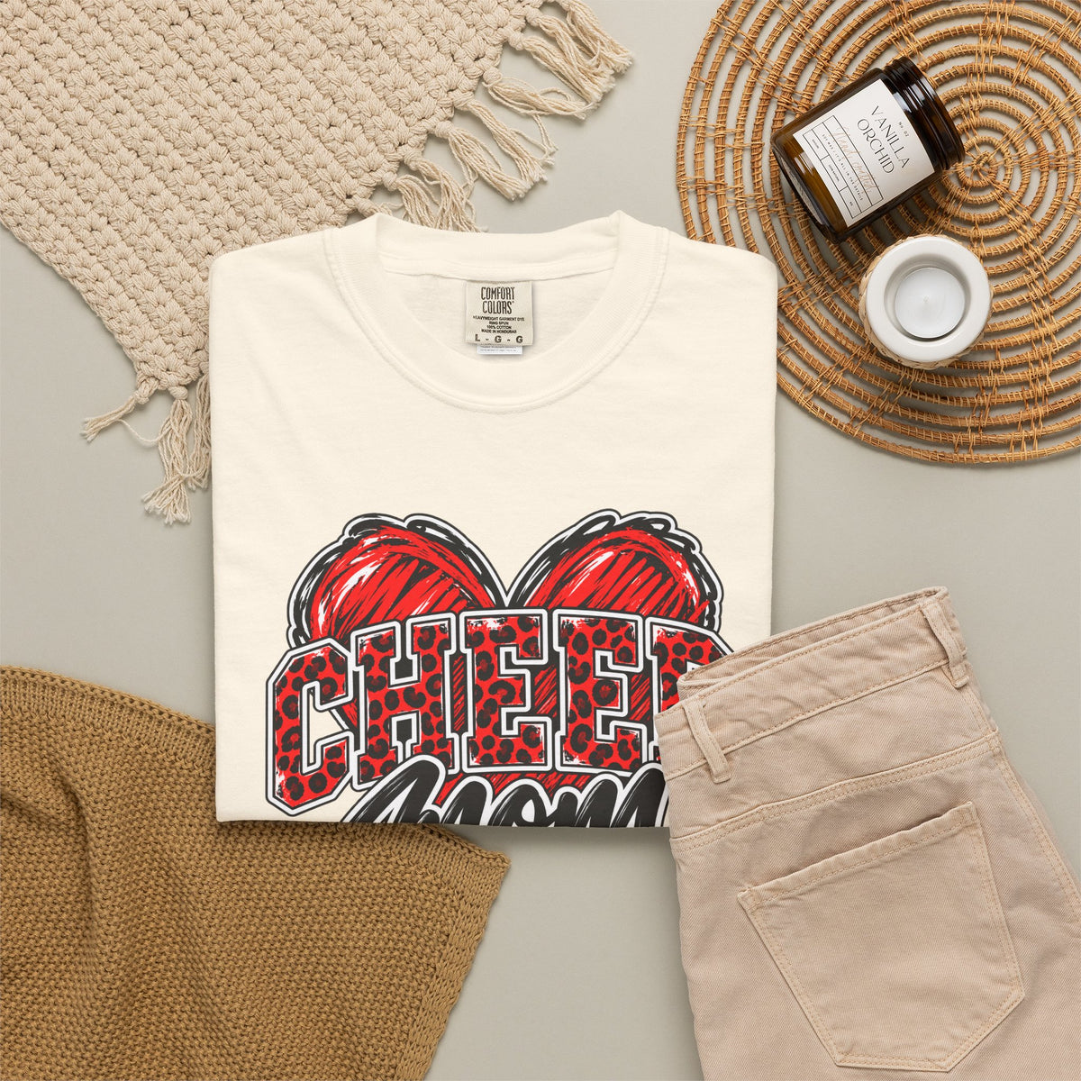 Mansfield Fans - Cheer Wild Heart | Comfort Colors