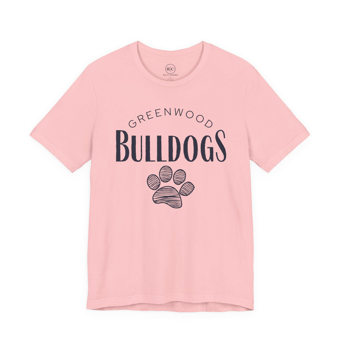 Greenwood Bulldogs | Sketch Paw - Premium Everyday Tee
