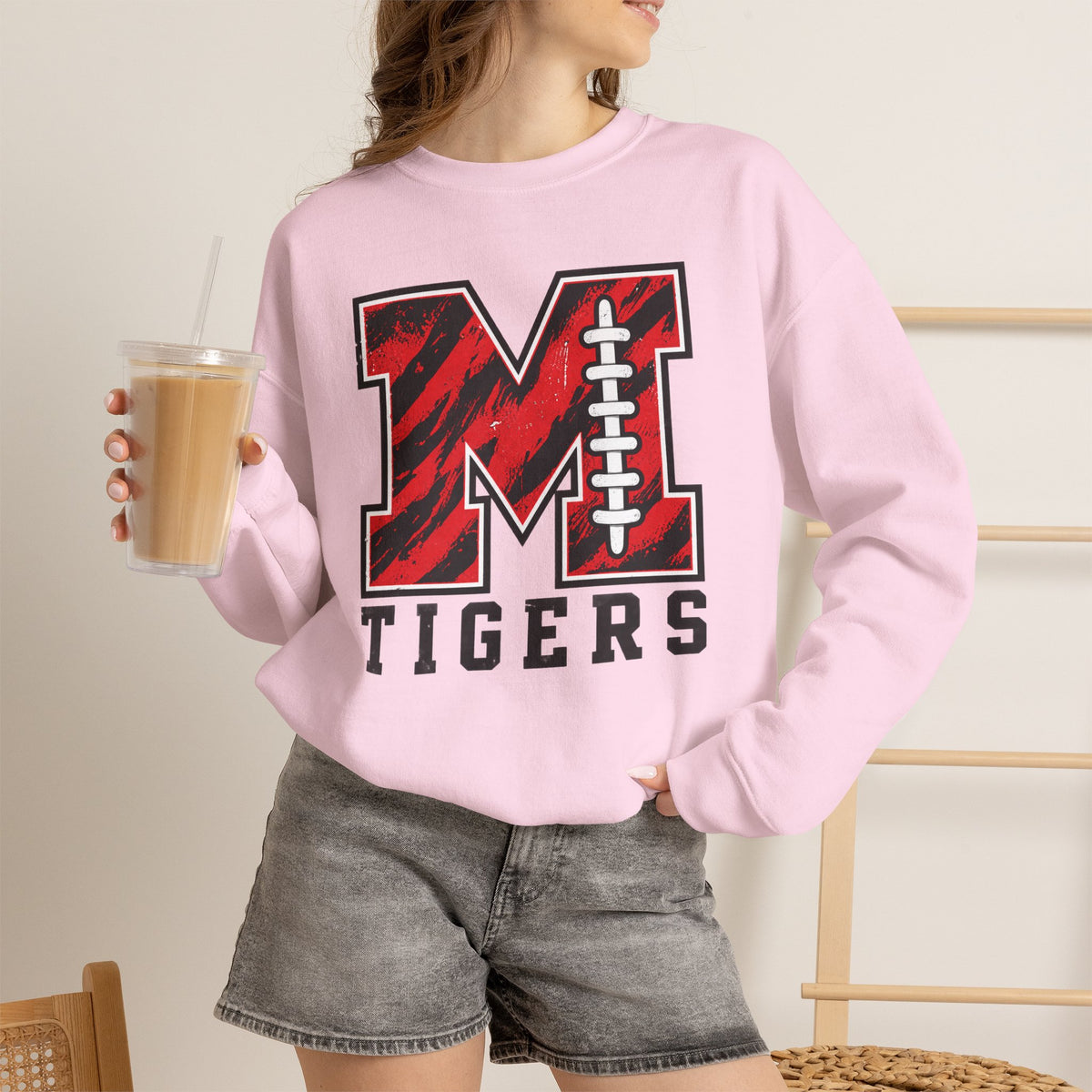 Mansfield Fans - The Tiger Laces | Heavy Blend Sweatshirt