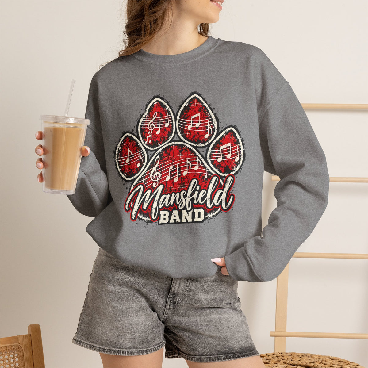 Mansfield Fans - Paw Pride Band | Heavy Blend Sweatshirt