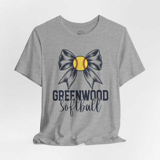 Greenwood Softball | Tied to the Game - Premium Everyday Tee