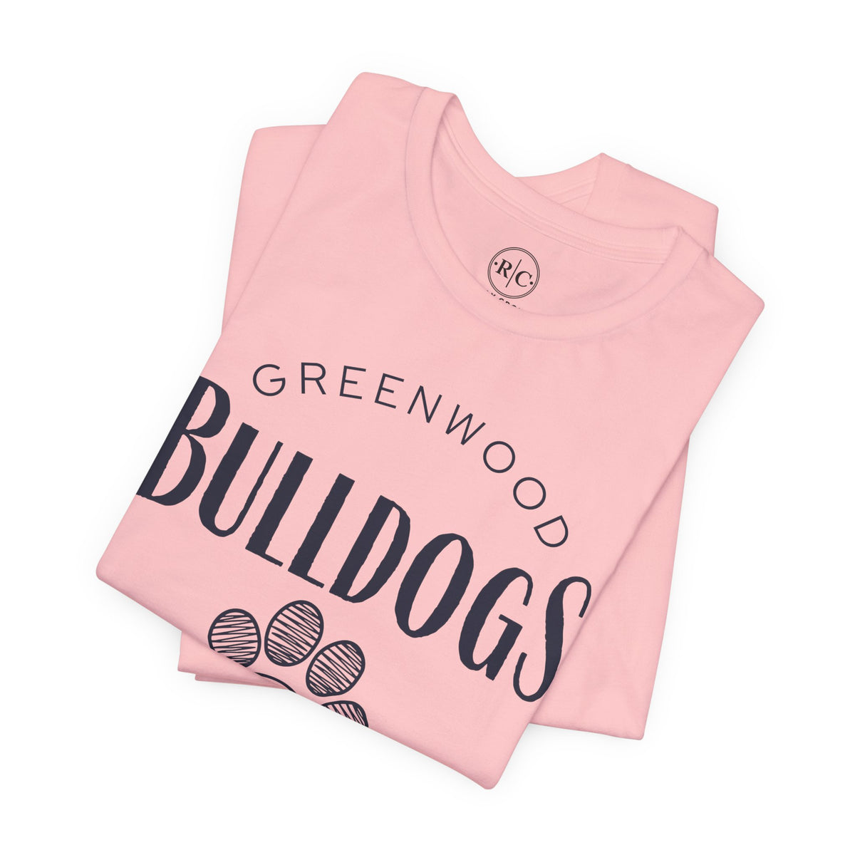 Greenwood Bulldogs | Sketch Paw - Premium Everyday Tee