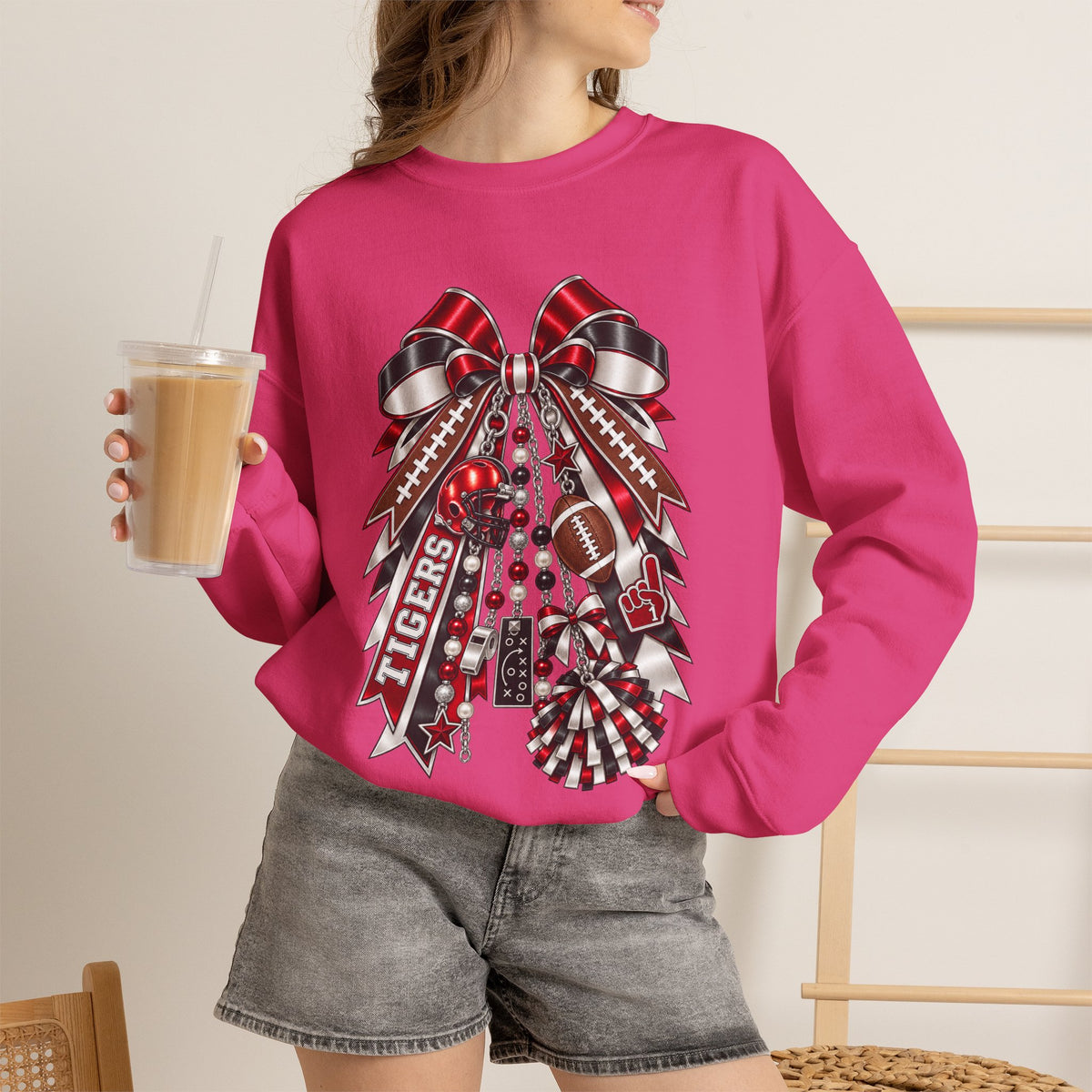 Mansfield Fans - Varsity Charm | Heavy Blend Sweatshirt