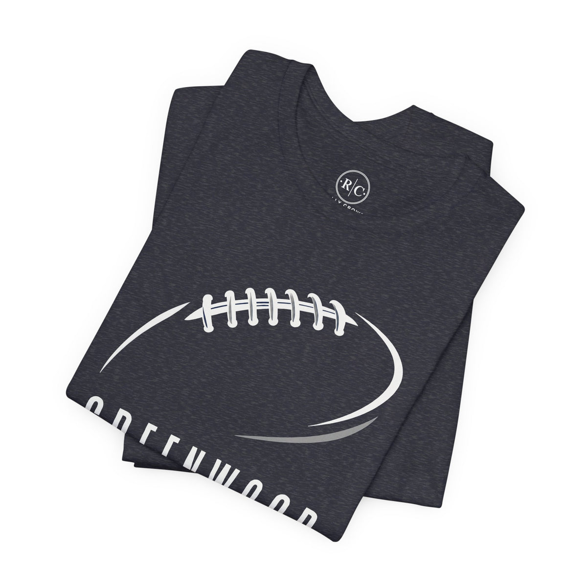 Greenwood Football - Football Outline | Premium Everyday Tee