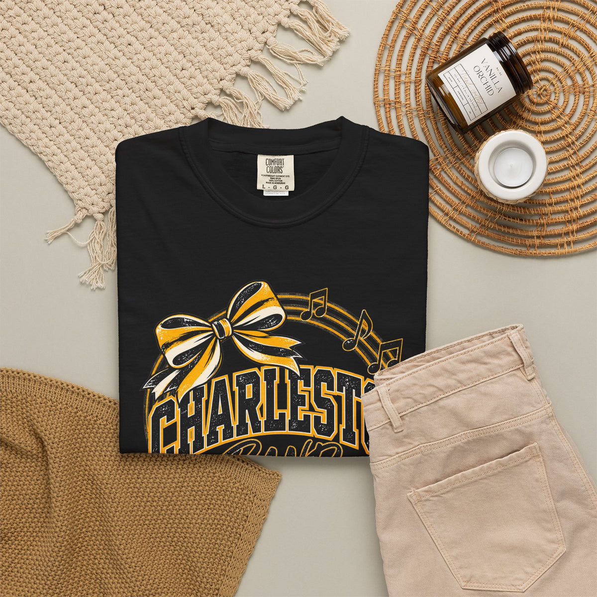 Charleston Fans - In Circles | Comfort Colors Tee