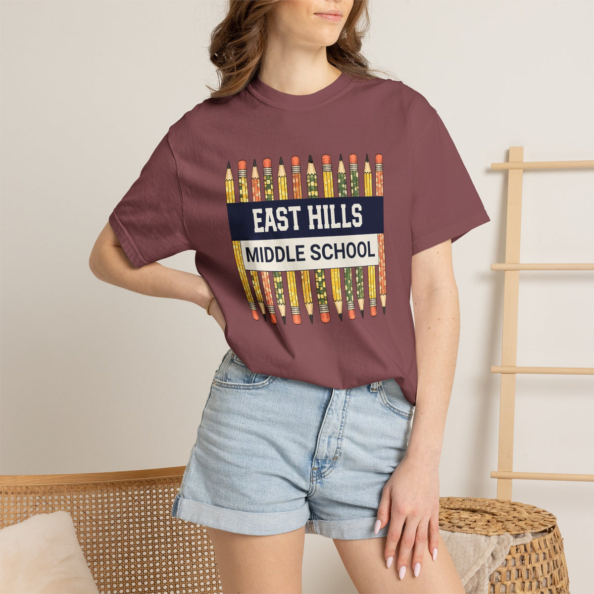 GWD Teachers - East Hills - Pencils  | Comfort Colors