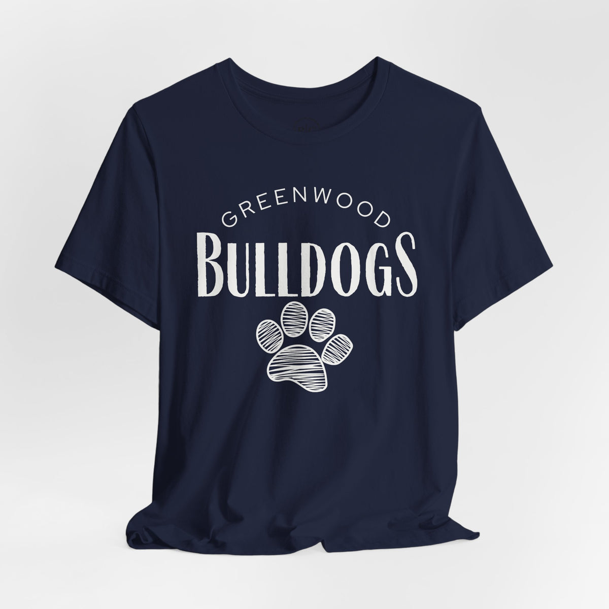 Greenwood Bulldogs | Sketch Paw - Premium Everyday Tee