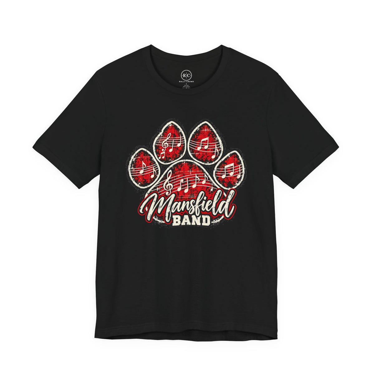 Mansfield Fans - Paw Pride Mansfield Band | Premium Everyday Tee