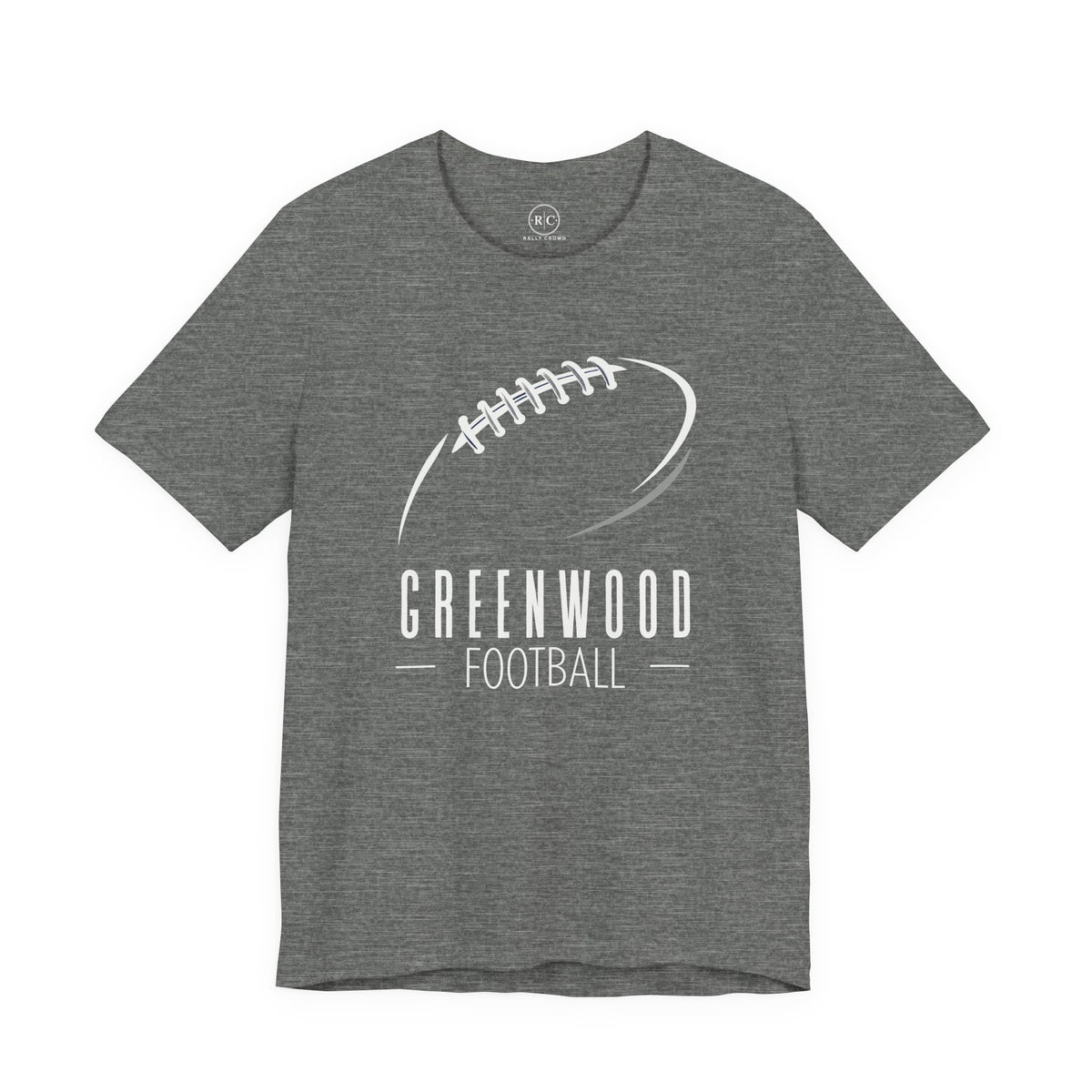 Greenwood Football - Football Outline | Premium Everyday Tee