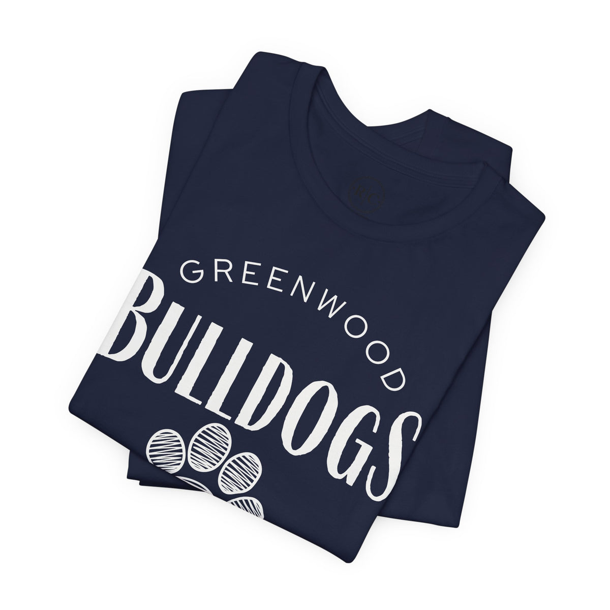 Greenwood Bulldogs | Sketch Paw - Premium Everyday Tee