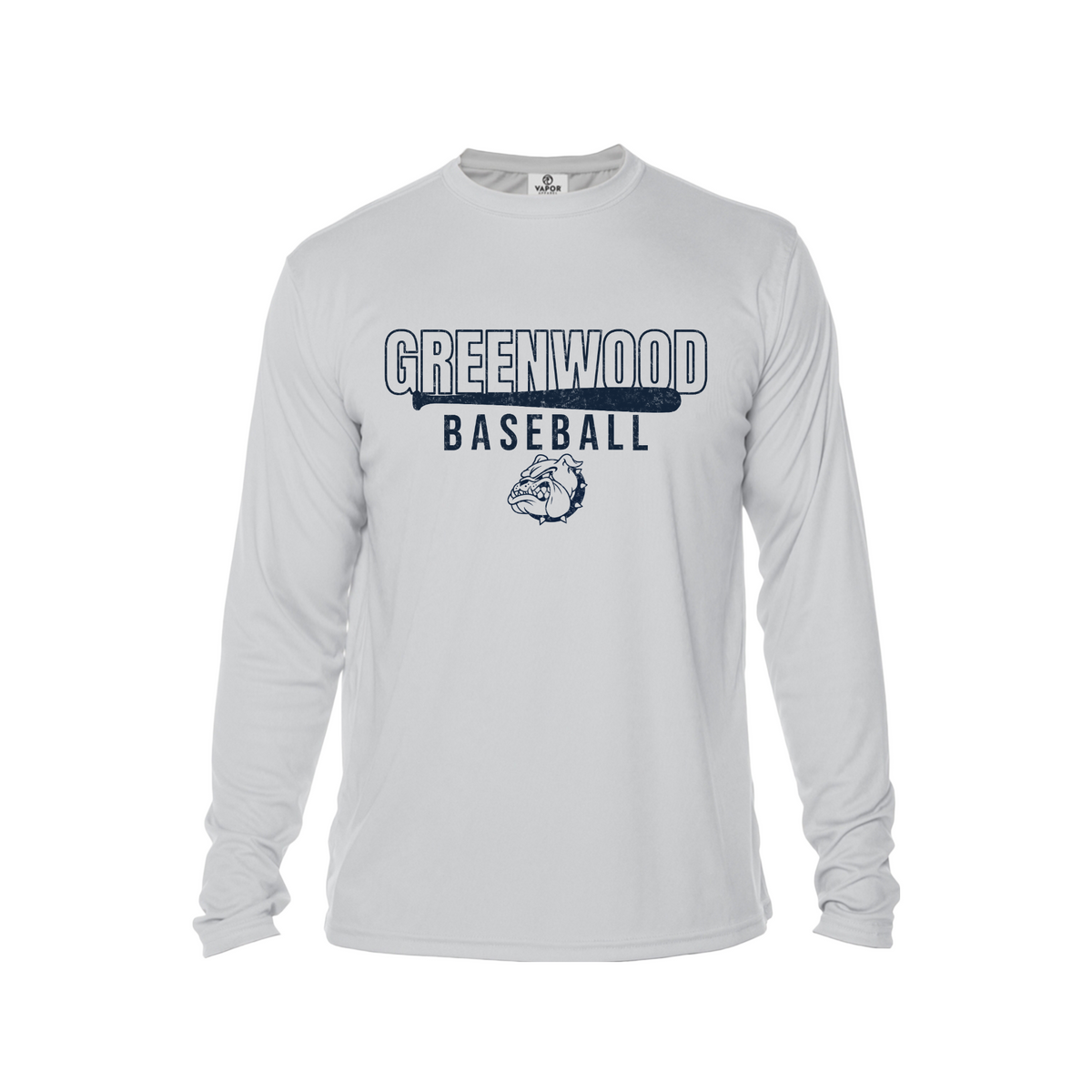 GWD Baseball | Bat Outline - Solar Wicking Long Sleeve