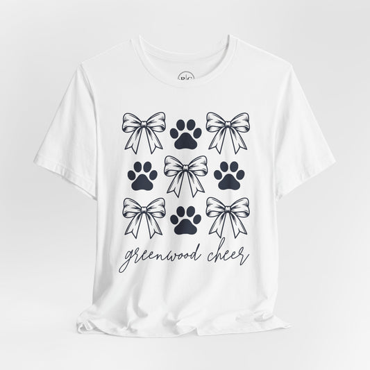 Greenwood Cheer | Paws & Bows - Premium Everyday Tee
