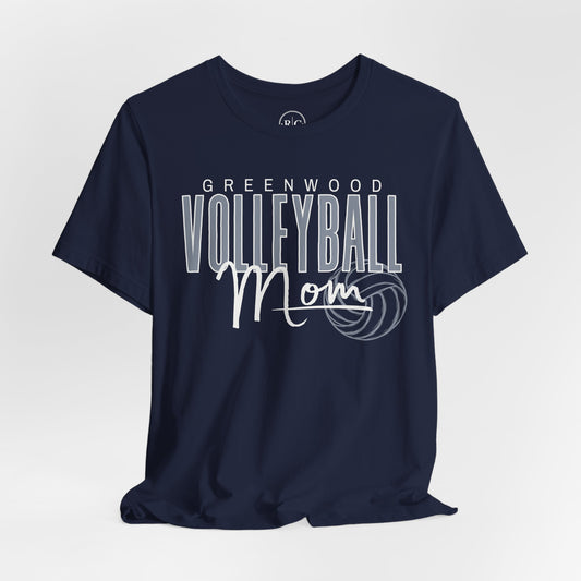 Greenwood Volleyball | Mom on the Line - Premium Everyday Tee