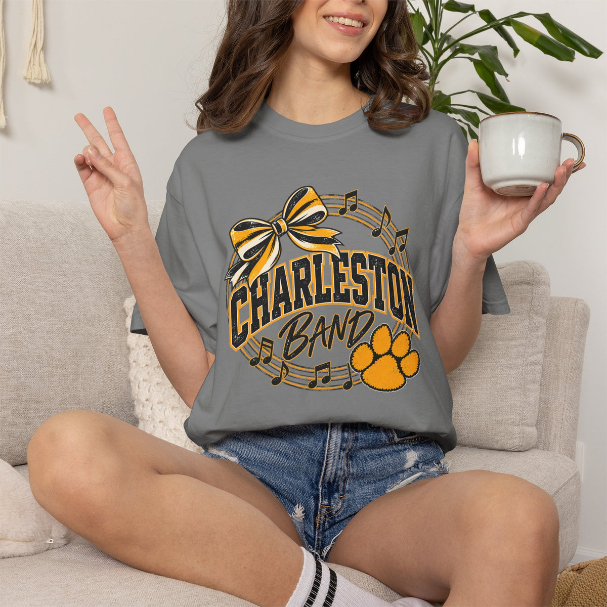 Charleston Fans - In Circles | Comfort Colors Tee