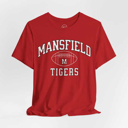 Mansfield Tigers Football - Football Outline | Premium Everyday Tee