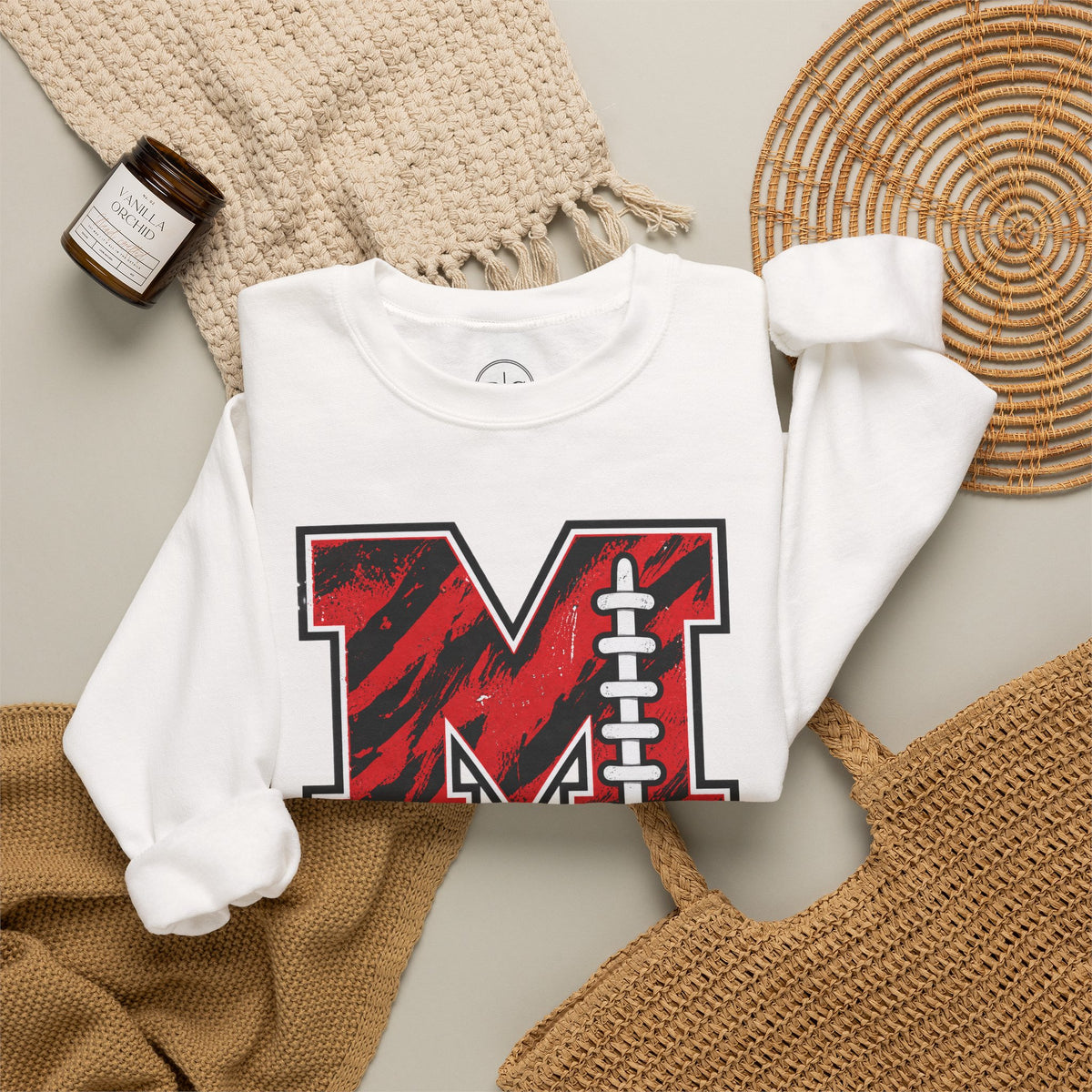 Mansfield Fans - The Tiger Laces | Heavy Blend Sweatshirt