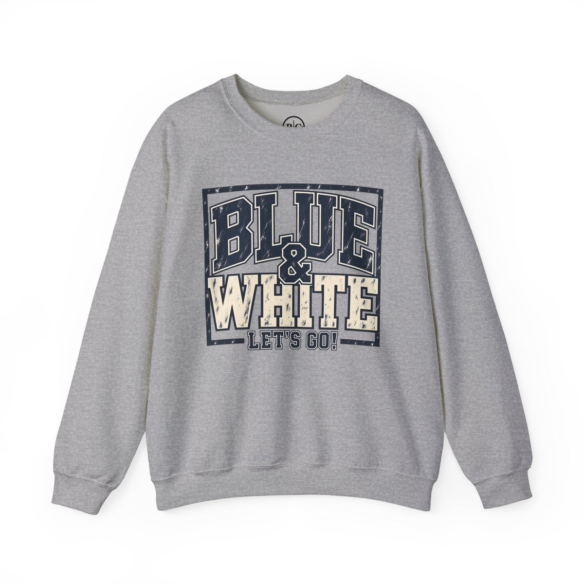 Greenwood Fans | Blue & White | Heavy Blend Sweatshirt