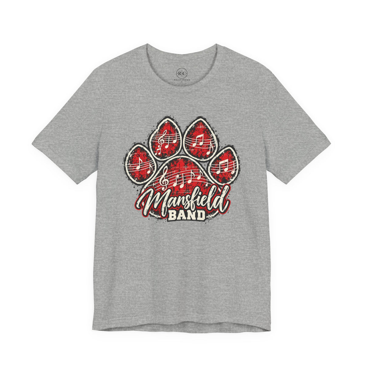 Mansfield Fans - Paw Pride Mansfield Band | Premium Everyday Tee