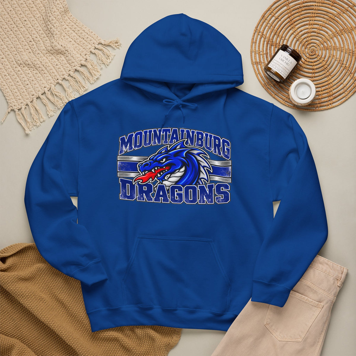 Mountainburg Fans - Fire & Fury | Heavy Blend™ Hoodie